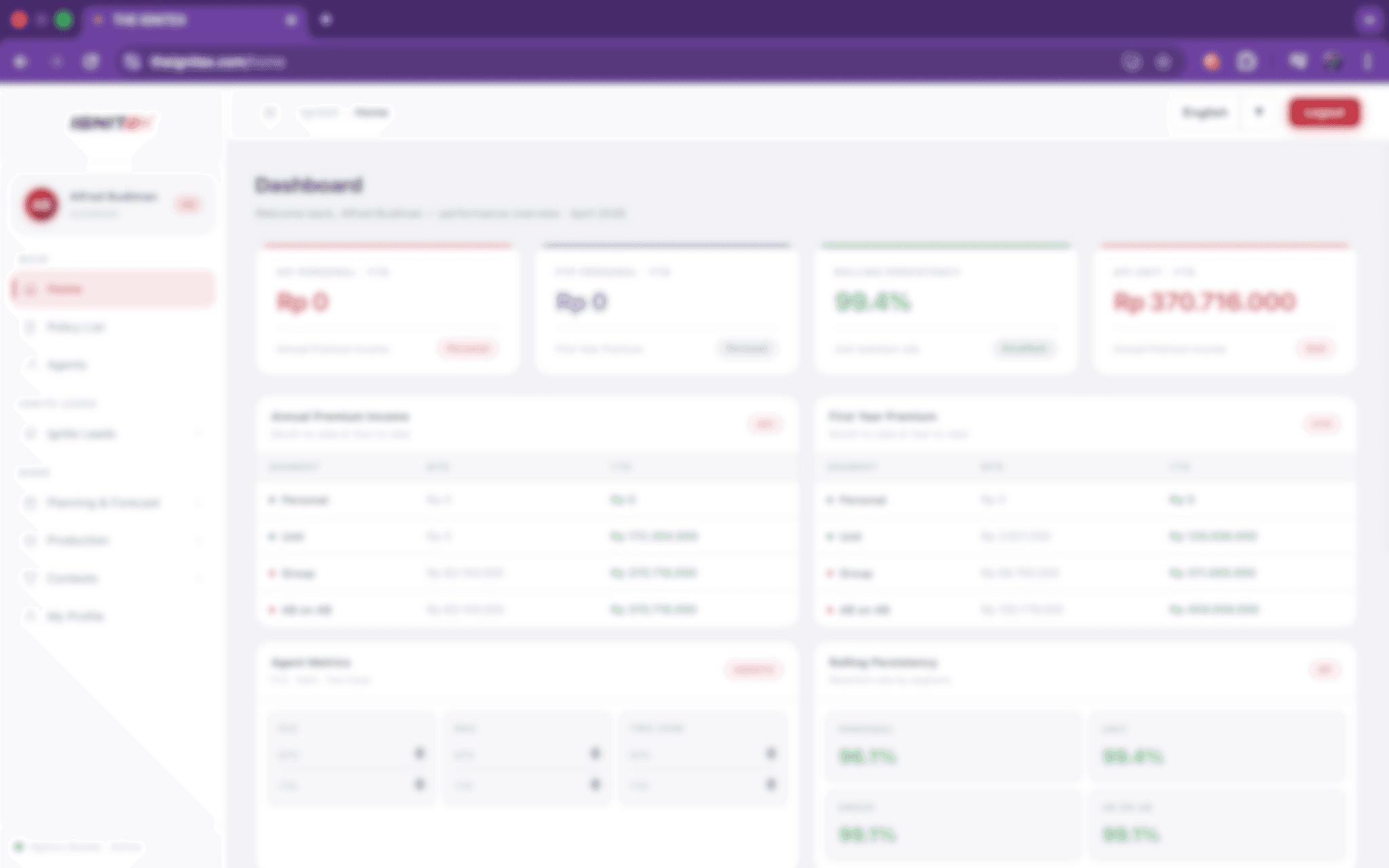 IgniteX Dashboard screenshot 1