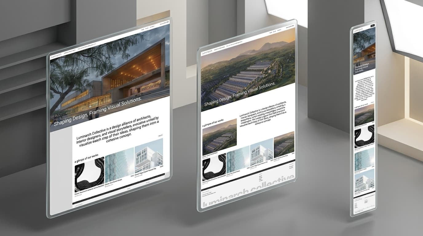 Situs Profil Studio Arsitektur dengan CMS